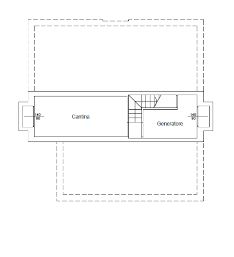 Planimetria Cantina